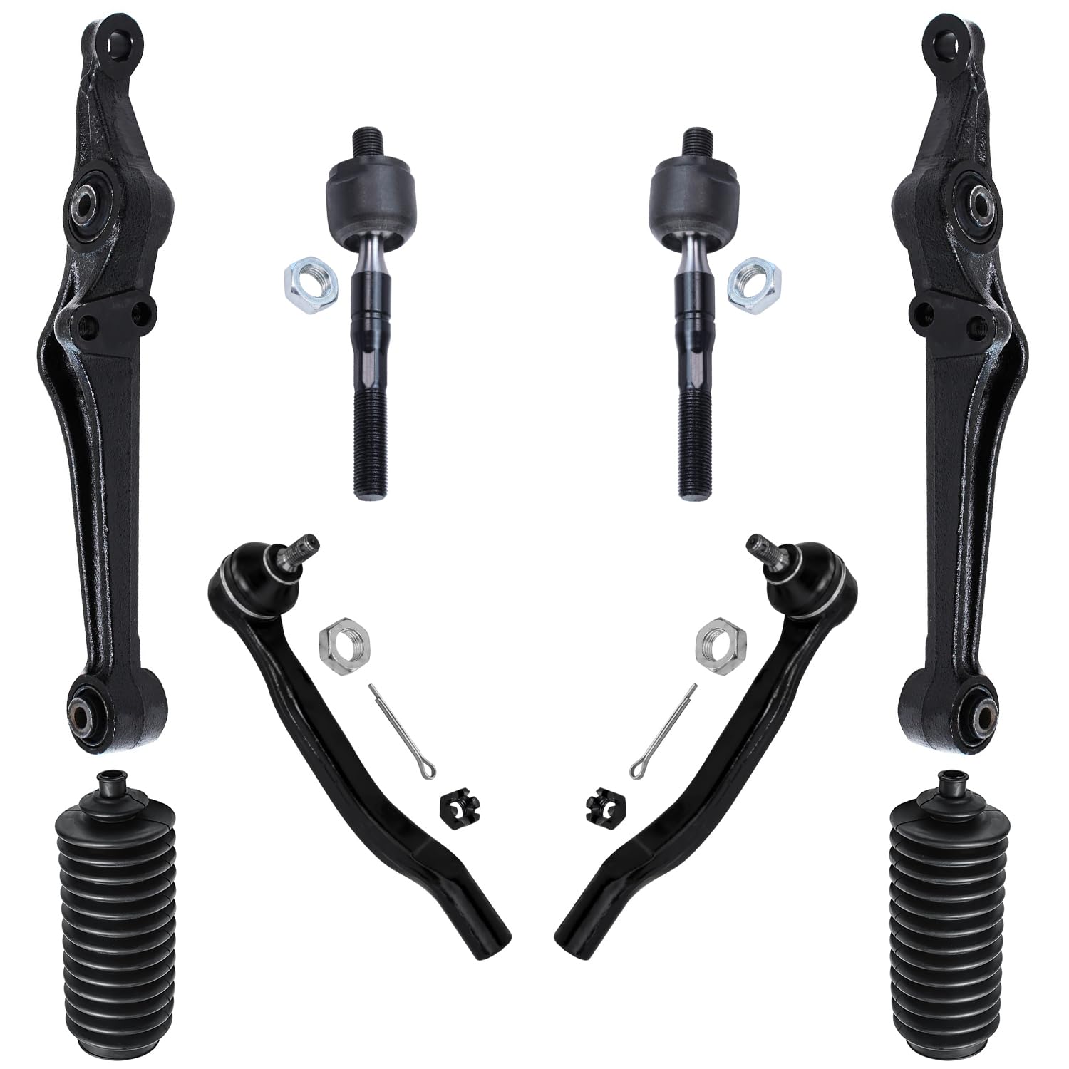 Detroit Axle - 8pc Front End Suspension Kit for 1998 1999 2000 2001 2002
