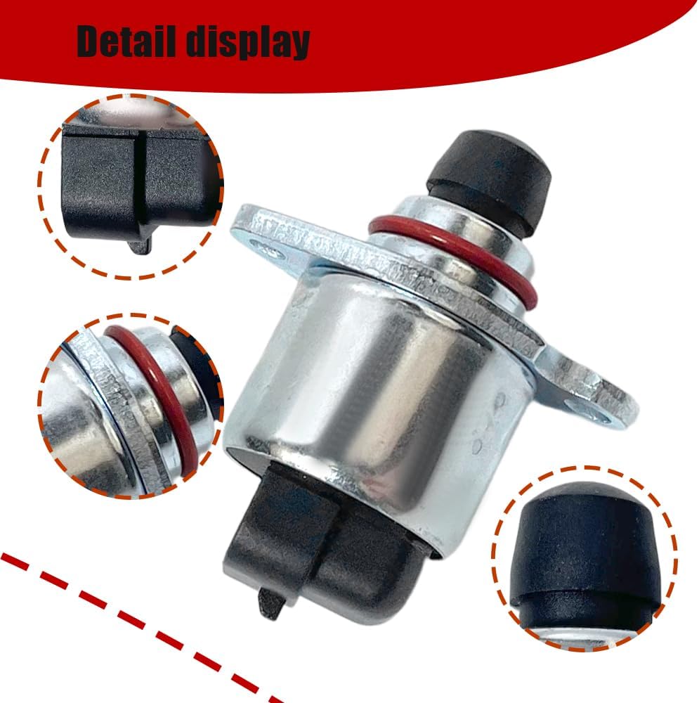 Fuel Injection Idle Air Control Valve - Compatible with Chevy GMC Cadillac Oldsmobile Isuzu 1995-2008 Vehicles - C/K Class, Savana 1500, Sonoma, Yukon, Blazer, Jimmy, NPR, P3500 & More