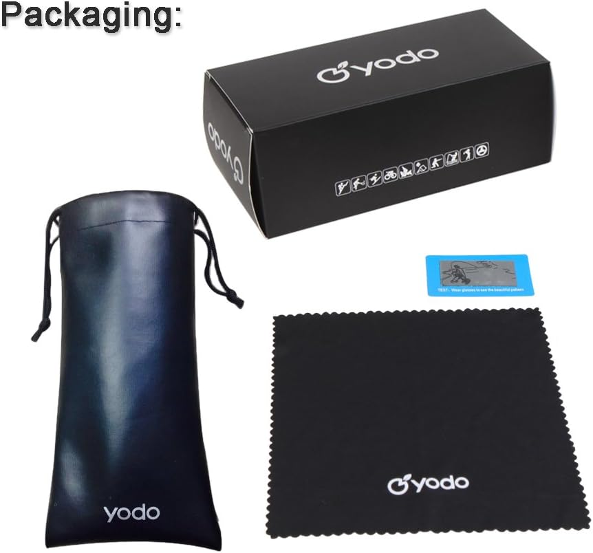 yodo Fit Over Glasses Sunglasses with Polarized Lenses for Men and Women - Image 6