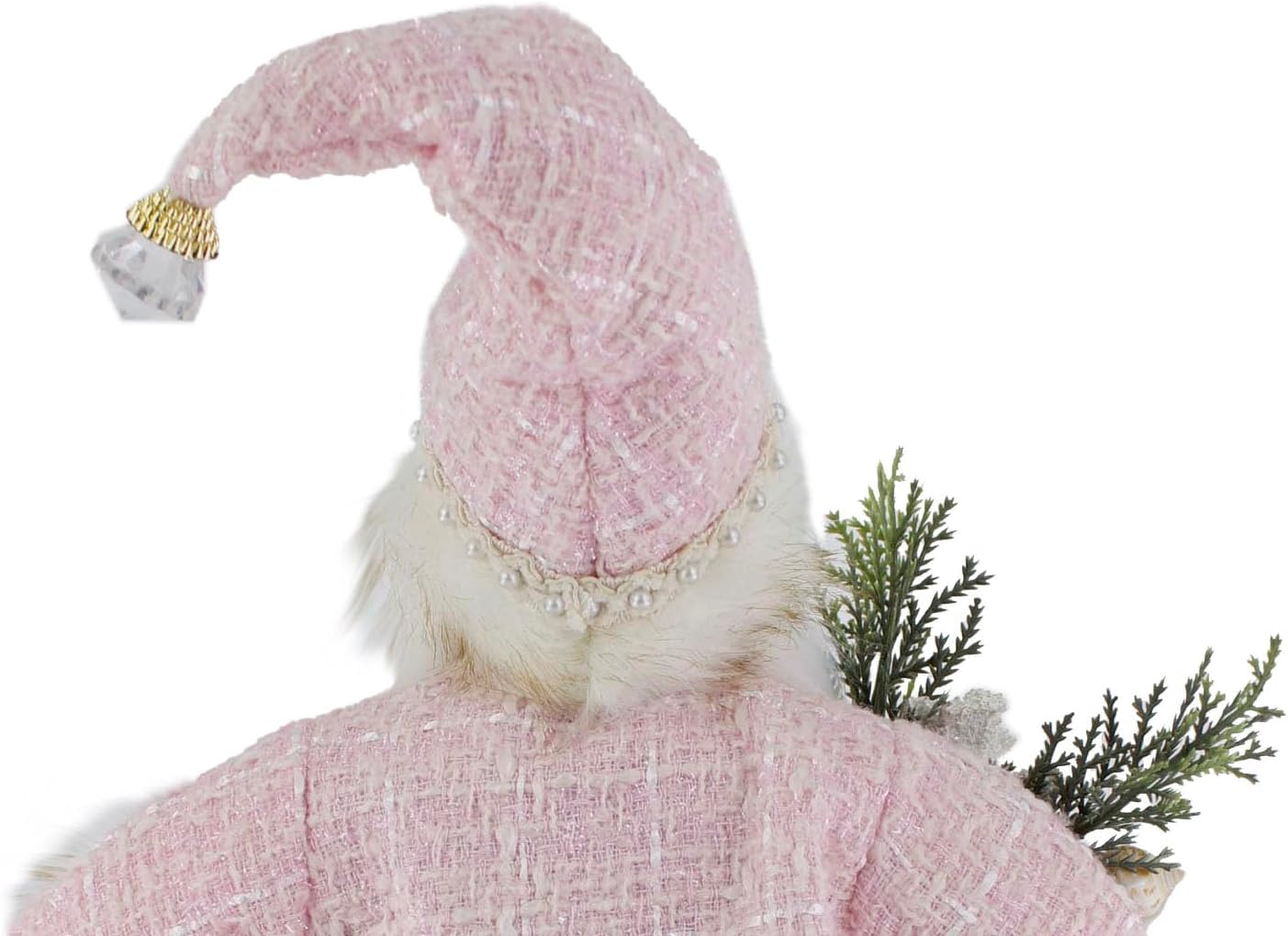 Windy Hill Collection 16" Pink & Blue Cloud Coastal Santa Claus Christmas Figurine Figure Decoration 164006