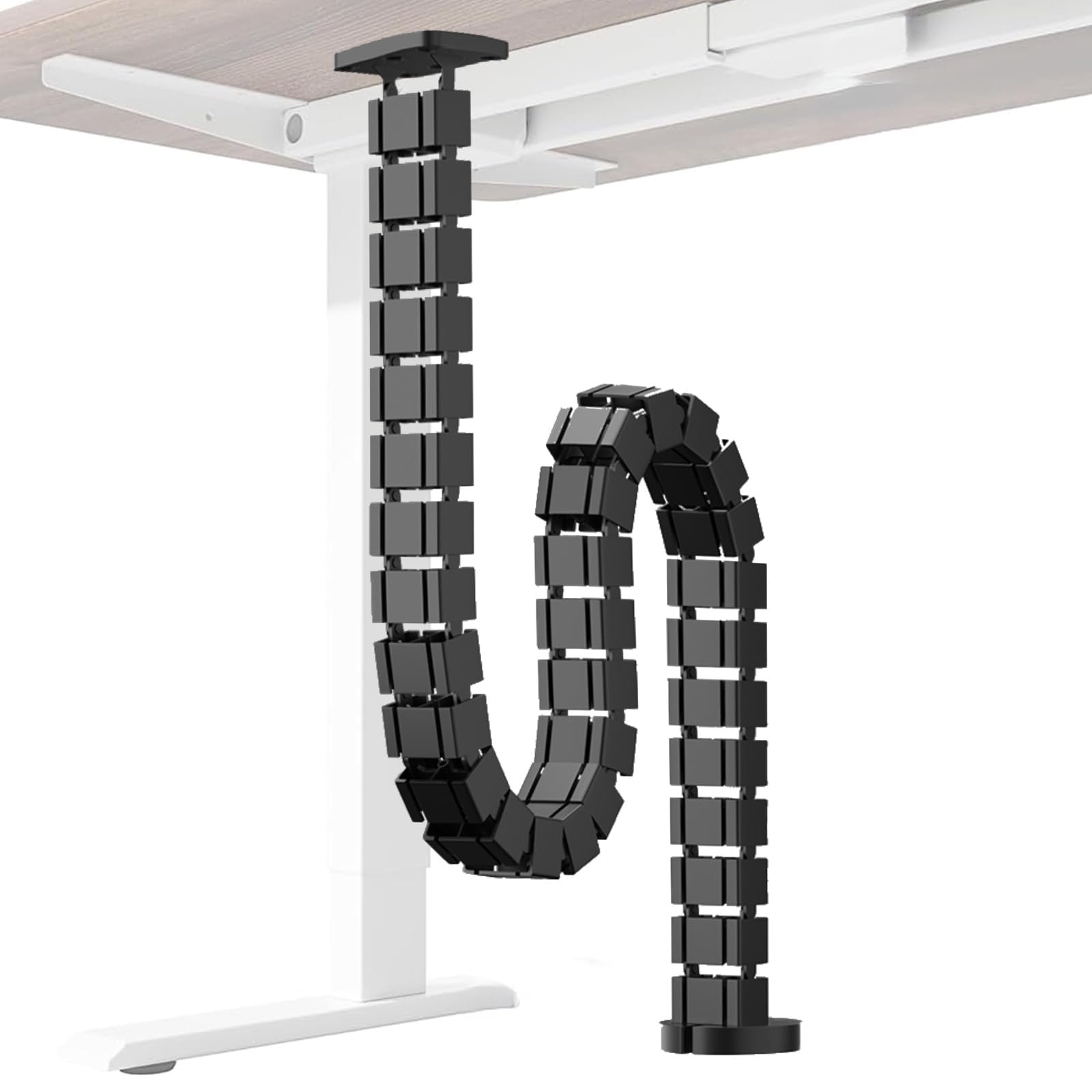 Câble Management Flexible haut de gamme de 130cm pour bureau ergonomique - 8