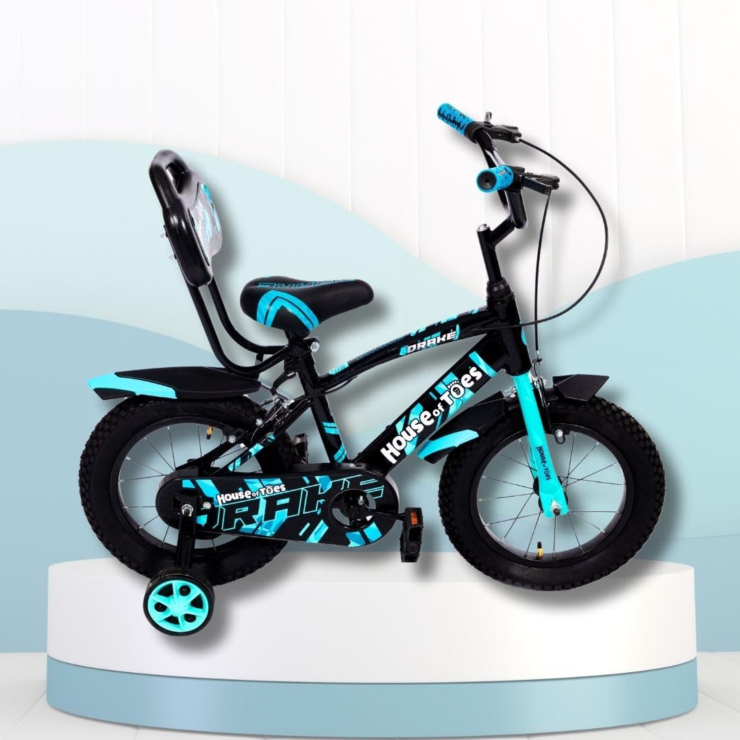 See full amazon price history chart for HOUSE OF TOES Drake Bicycle for Kids 3 to 5 Years Boys & Girls 14T Inches | 90% Assembled | Training Wheels | Water Bottle | Internal Rooting Cable | Tyre Tube | Black Frame with Blue Graphics HOUSE OF TOES Drake Bicycle for Kids 3 to 5 Years Boys & Girls 14T Inches | 90% Assembled | Training Wheels | Water Bottle | Internal Rooting Cable | Tyre Tube | Black Frame with Blue Graphics (B0D64RLFBP) Amazon Price History, Amazon Price Tracker