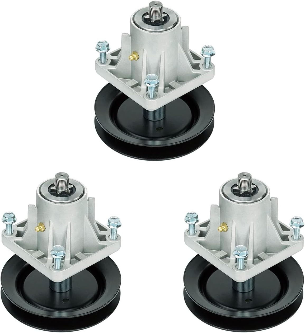 ILONPA (3 Pack 618-0660 46” Deck Spindle Assembly for 918-0660 618-0660A 918-0660B 918-0625B 618-04137 618-0625A 918-04137, for Cub Cadet MTD LT1045 LT1046 i1046 Lawn Mower