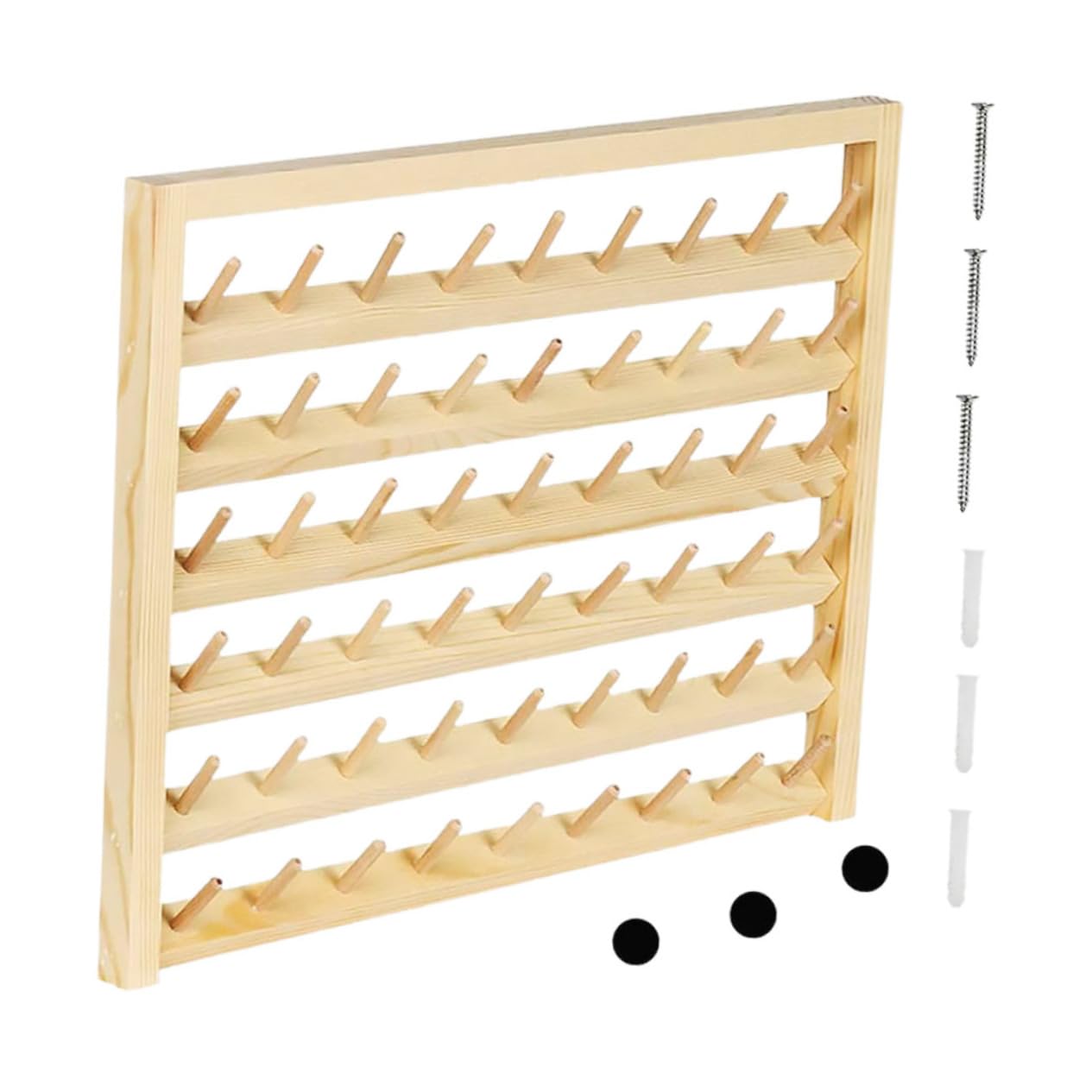 Operitacx 1satz Holz Garnspulenhalter Wandmontierter Fadenhalter Für Näh Und Stickprojekte Spulen Langlebig Und Stabil Für Quilting Handarbeiten Und -projekte