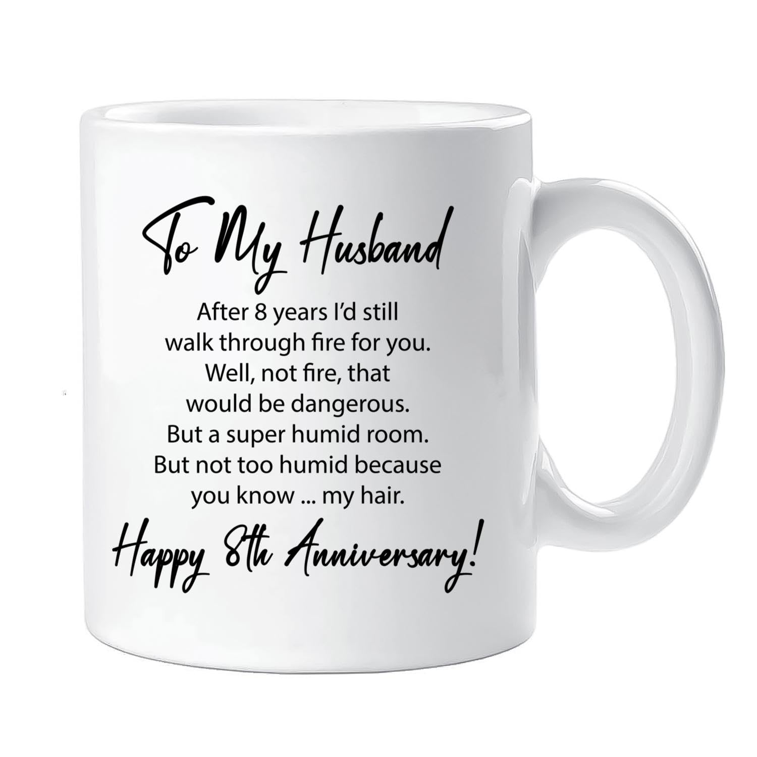 SANWOOD8th anniversary wedding gift for men, 8th anniversary wedding gift for him, 8 year anniversary, 8th wedding anniversary For Him, Gift For husband From wife, husband gift