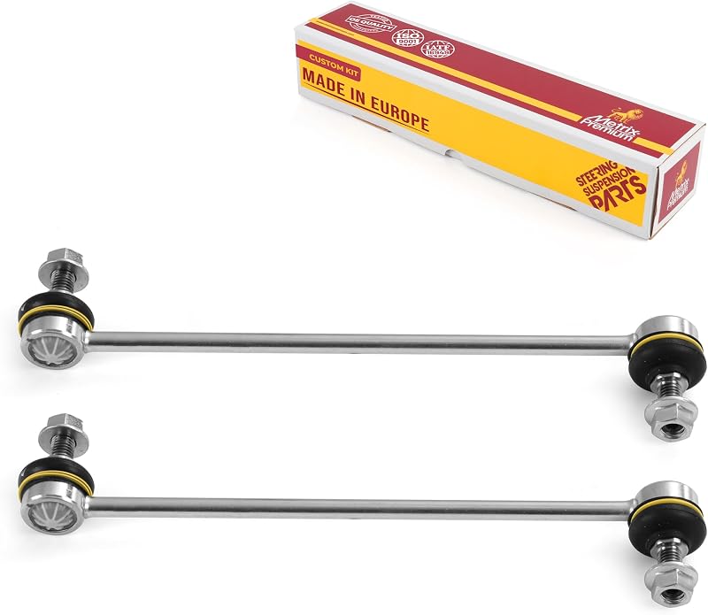 Kit de bieletas da barra estabilizadora dianteira METRIX PREMIUM CHASSIS PARTS para Chevrolet Malibu e outros modelos – 2 unidades