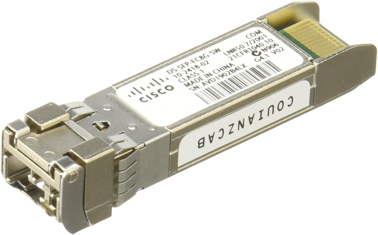 Cisco DS-SFP-FC8G-SW 8-Gbps Fibre Channel Shortwave SFP+