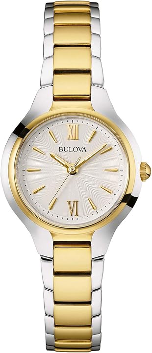 Orologio bulova analogico quarzo da donna con cinturino in acciaio inox 98l217 Orologio bulova analogico quarzo da donna con cinturino in acciaio inox 98l217