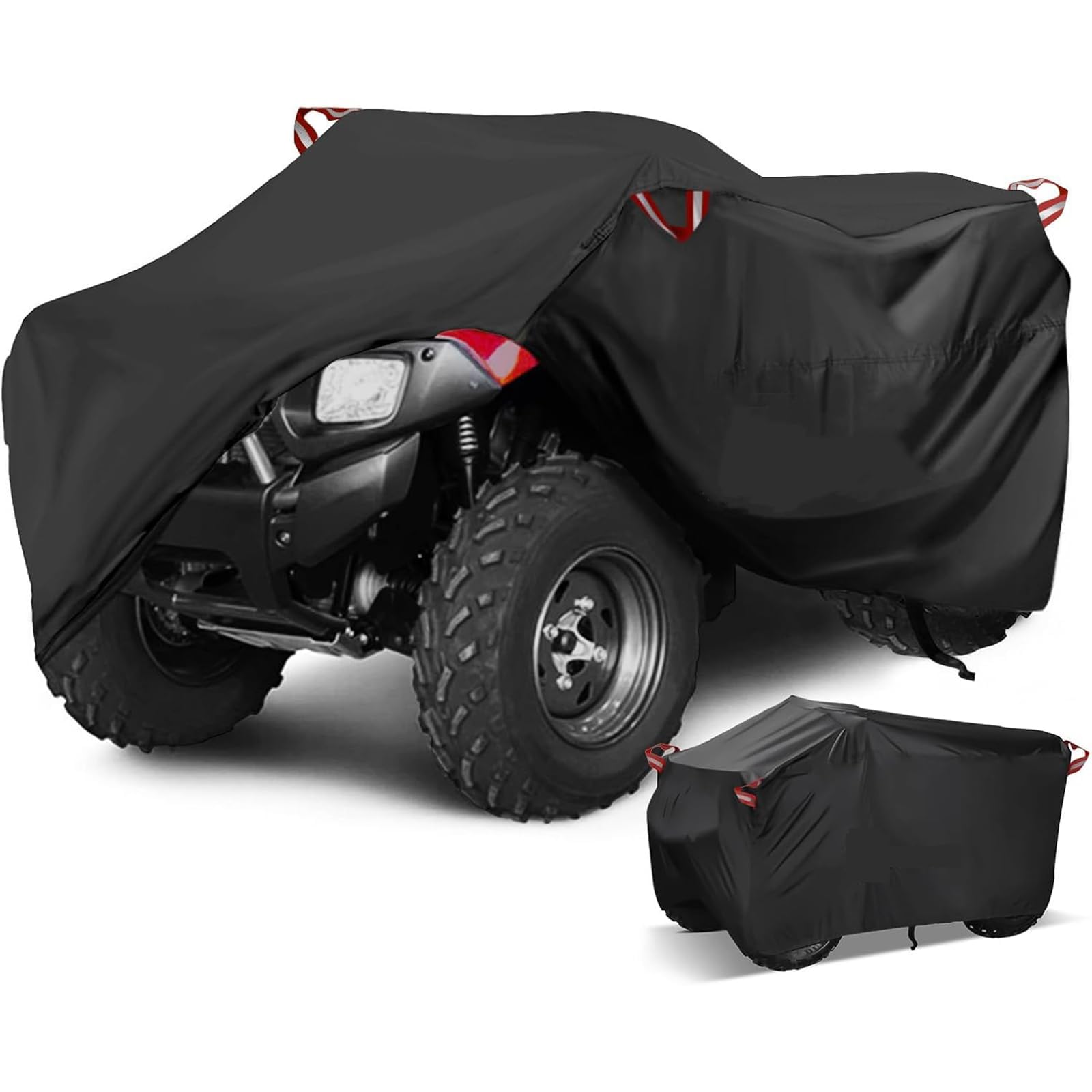 Housse Quad pour Can-Am Outlander Max XT 850 2025 2026, Imperméables Bâche Protection Quads Grande Housse de Protection avec Bandes réfléchissantes,B