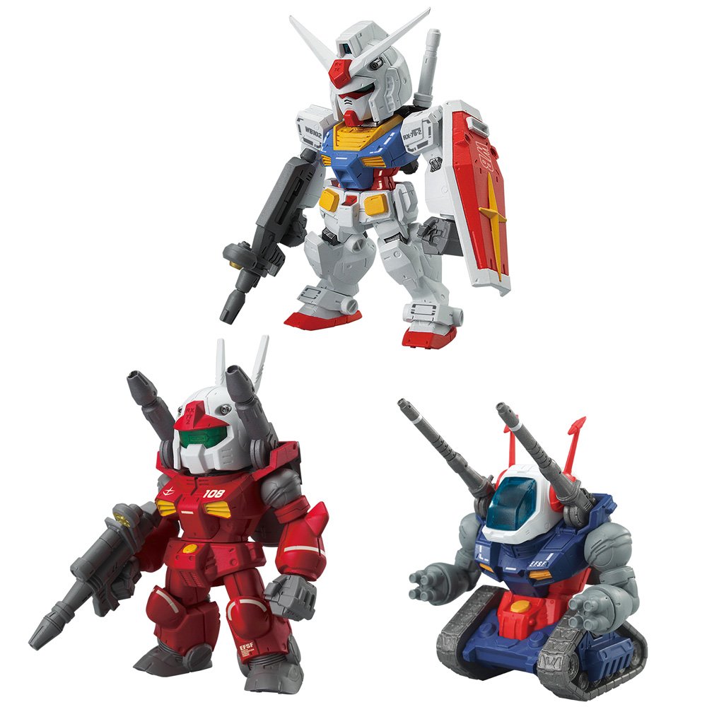 Amazon | FW GUNDAM CONVERGE : CORE 連邦軍 3体セット 1入 食玩・ガム 