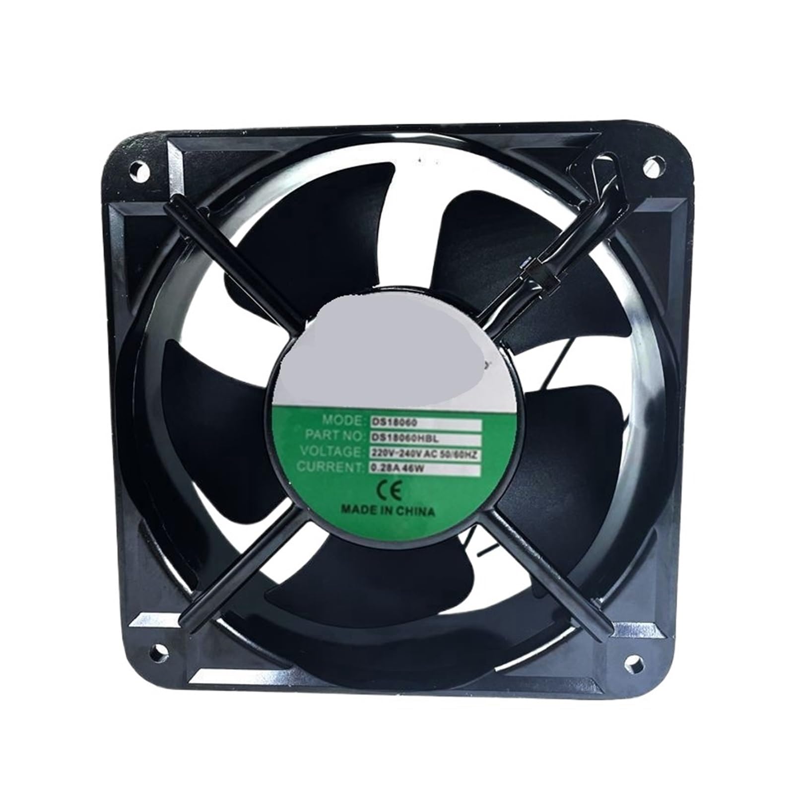 LWJYIPETZQ DS18060HBL 220/240V 0.28A 46W Cooling Fan Cabinet