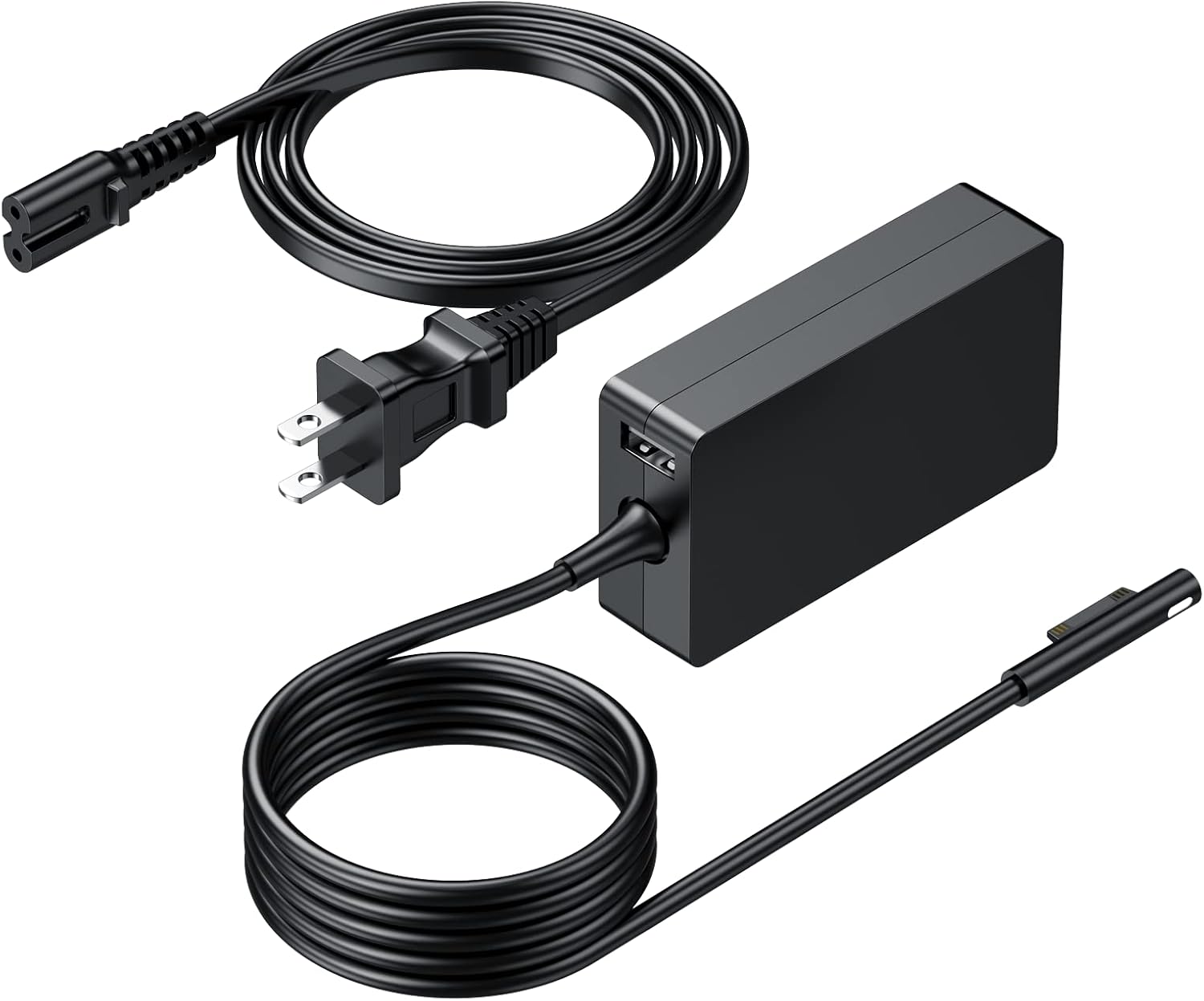 Surface Pro Charger, Microsoft Surface Charger 65W for Pro X/8/7/6/5/4/3, Surface Go3/Go2/Go
