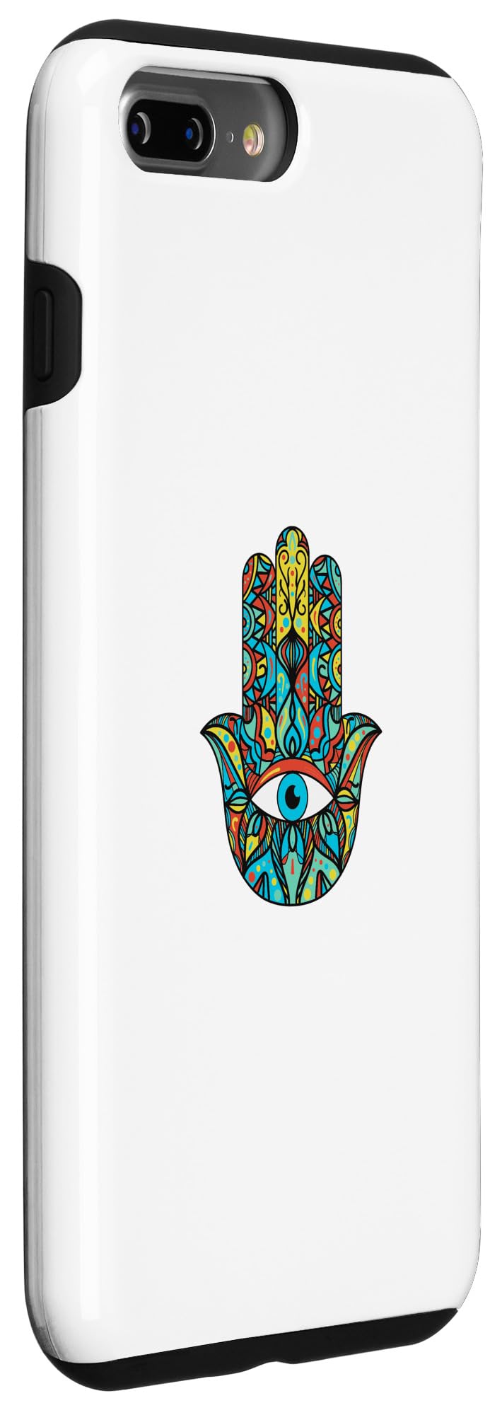 iPhone 7 Plus/8 Plus Hands of Fatima Evil Eye Protection Spiritual Symbol Hamsa Case - Image 3