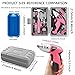 LIRFIX Pink 20-Piece 3.6V USB Rechargeable Cordless Screwdriver Set - Compact Toolbox with Claw Hammer, Needle-Nose Pliers & Screwdriver Bits, Low-Power Electric Tool Kit for Women, Ideal Gift