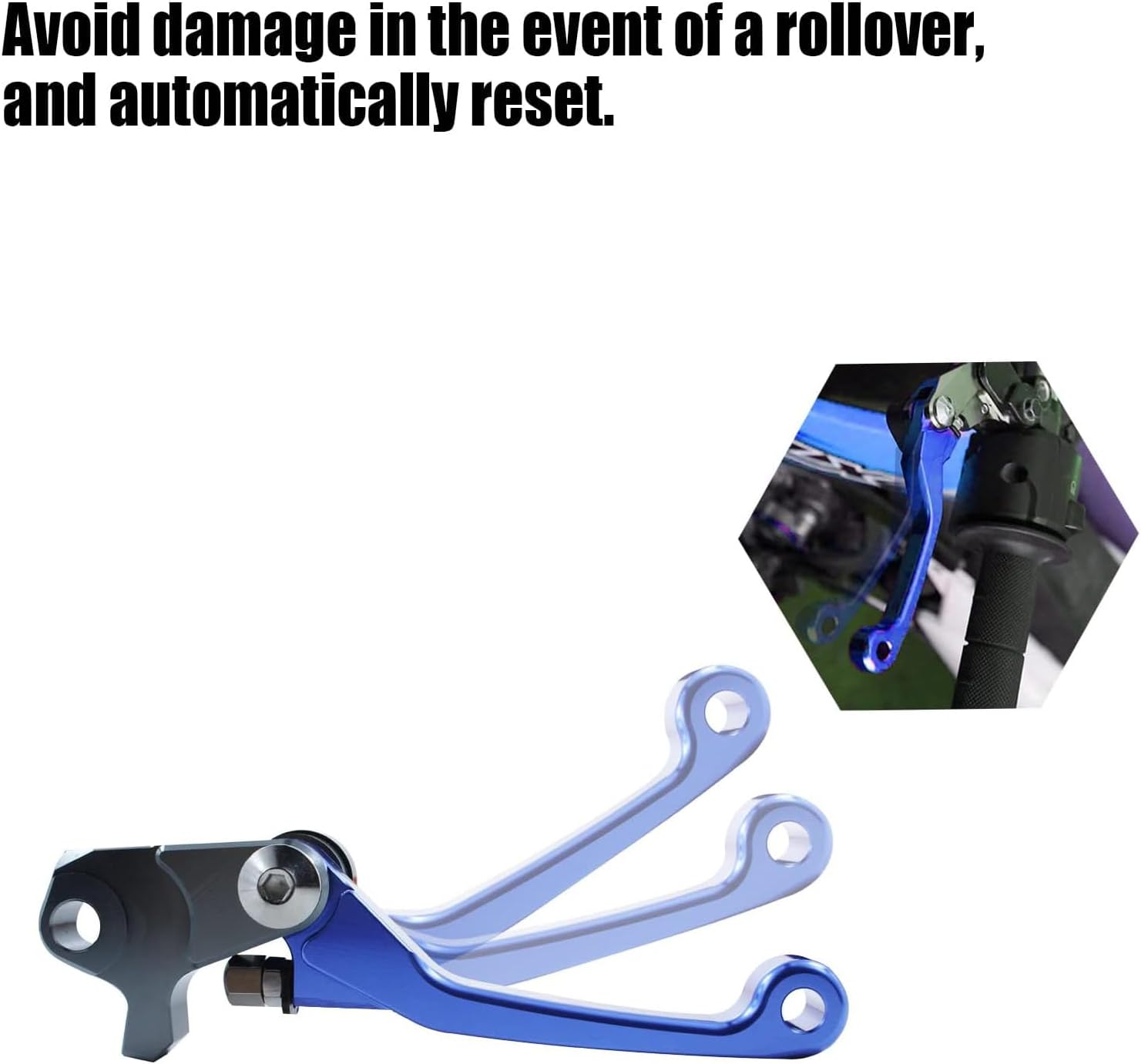 Motorcycle Foldable Brake Clutch Lever Handle CNC Aluminum Pivot for YZ125/250 15-22 YZ250F YZ450F YZ426F 09-22 YZ125X 17-22 YZ250X 16-22 YZ450FX 19-22 YZ250FX 20-22 Dirt Pit Bike