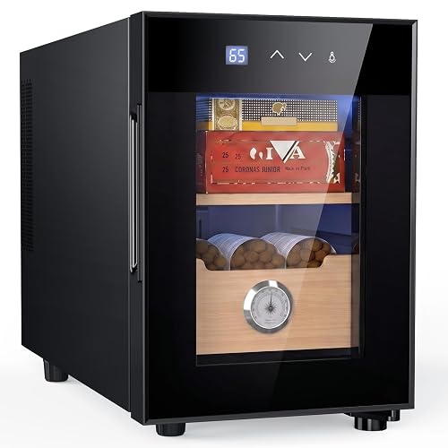 KingChii 16L Cigar Cooler Humidor with Cooling Control System, Electronic