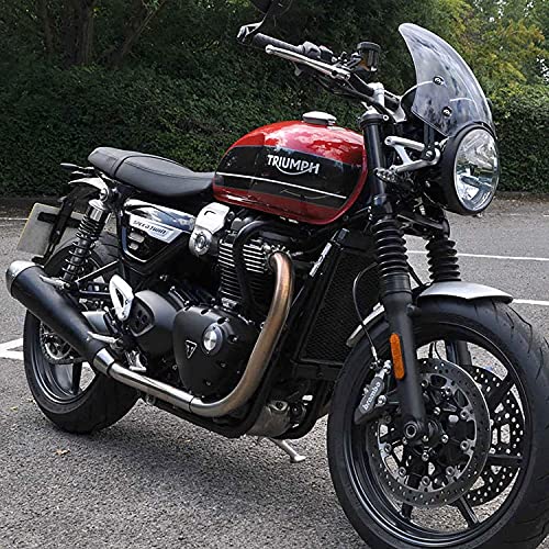 image for Dart Marlin Flyscreen (Light Tint) Motorcycle Windshield Compatible wi