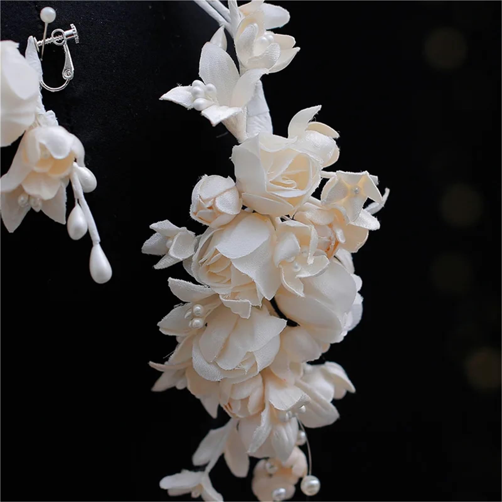 Korean-style Bride Flower Tassel Hair Hoop Garland Beautiful Versatile Studio Photo Wedding Accessories