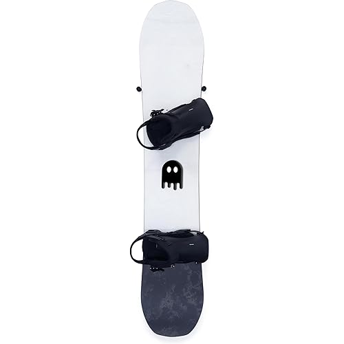 (4X PCS) Premium Snowboard or Ski Wall Mount Hanger Military Grade Rubber for Storage Display & Rack by GHOST MOUNTS