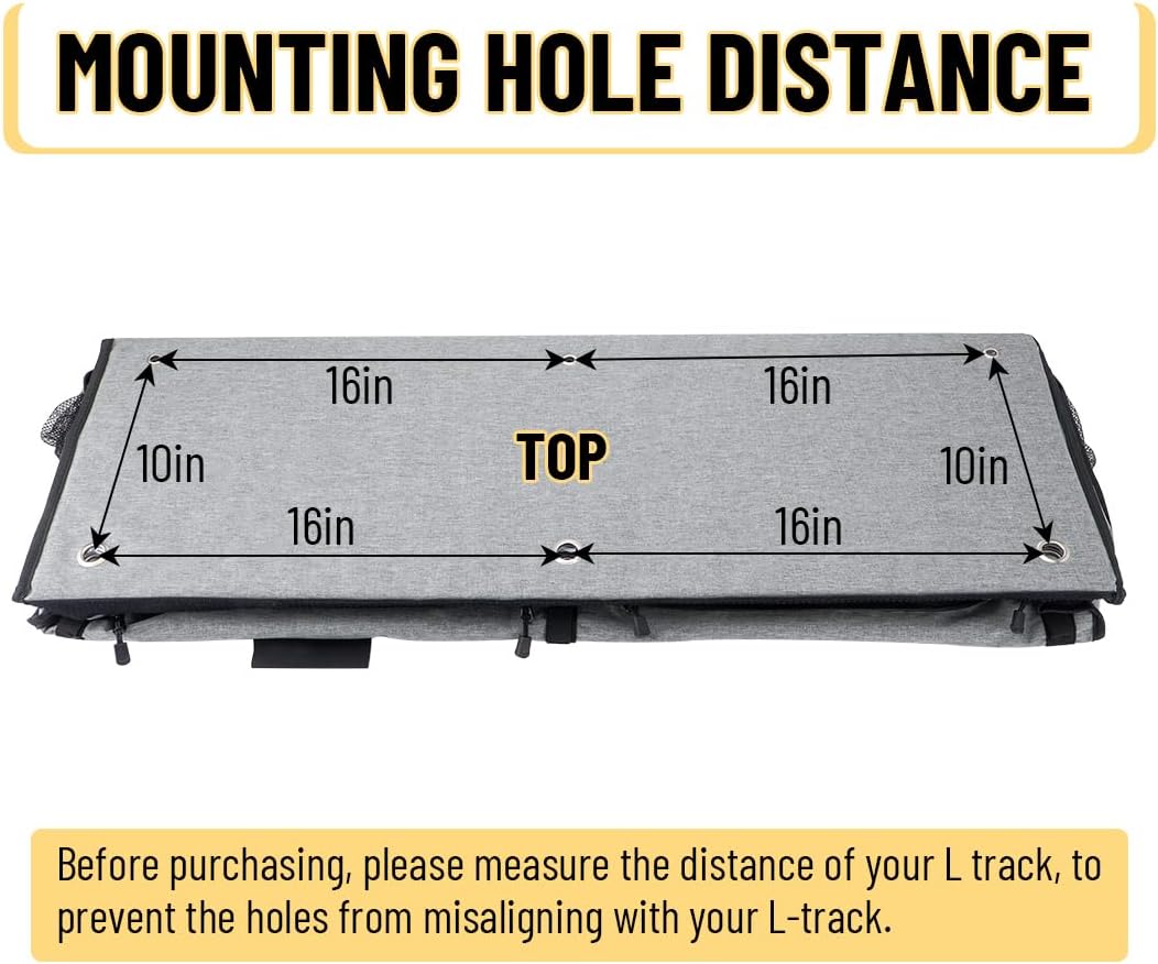 36" RV Overhead Soft-Sided Storage Cabinet, RV Organizer Storage Compatible with Mercedes-Benz Sprinter, Compatible with Ford Transit, Compatible with RAM Promaster