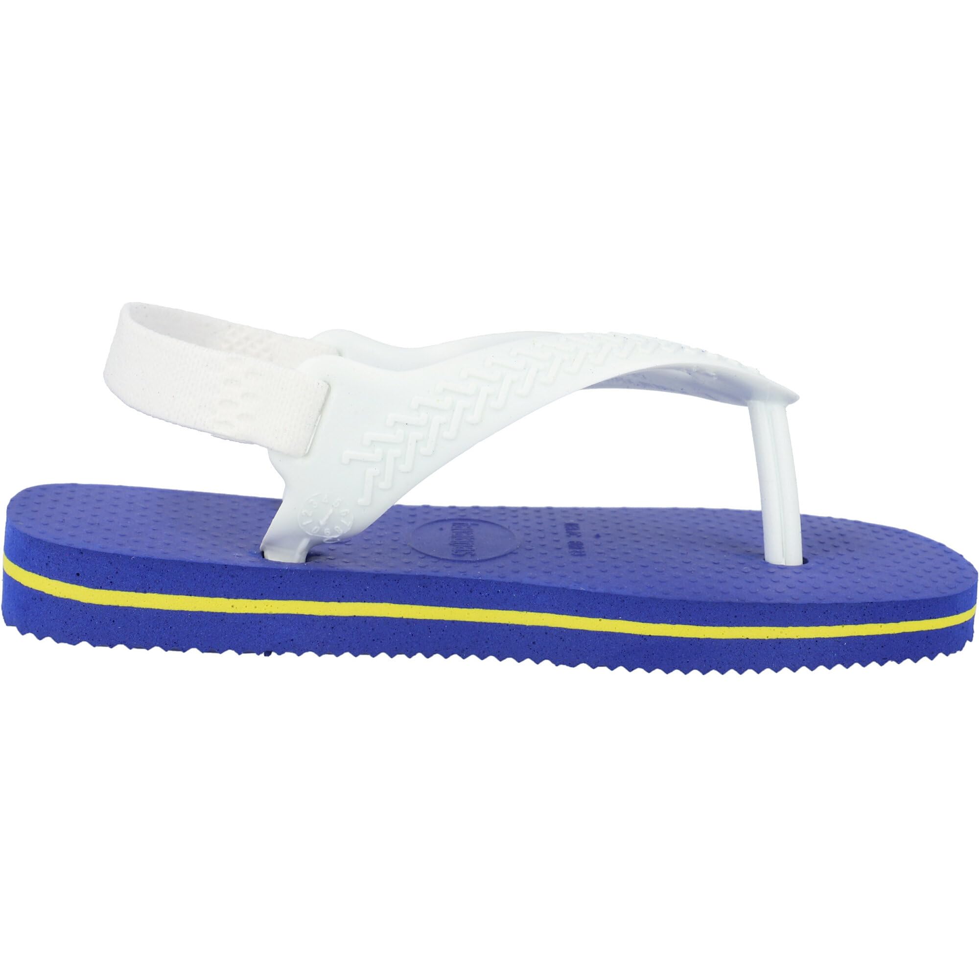 Havaianas Brasil Logo - Chanclas para hombre, color blanco y azul marino