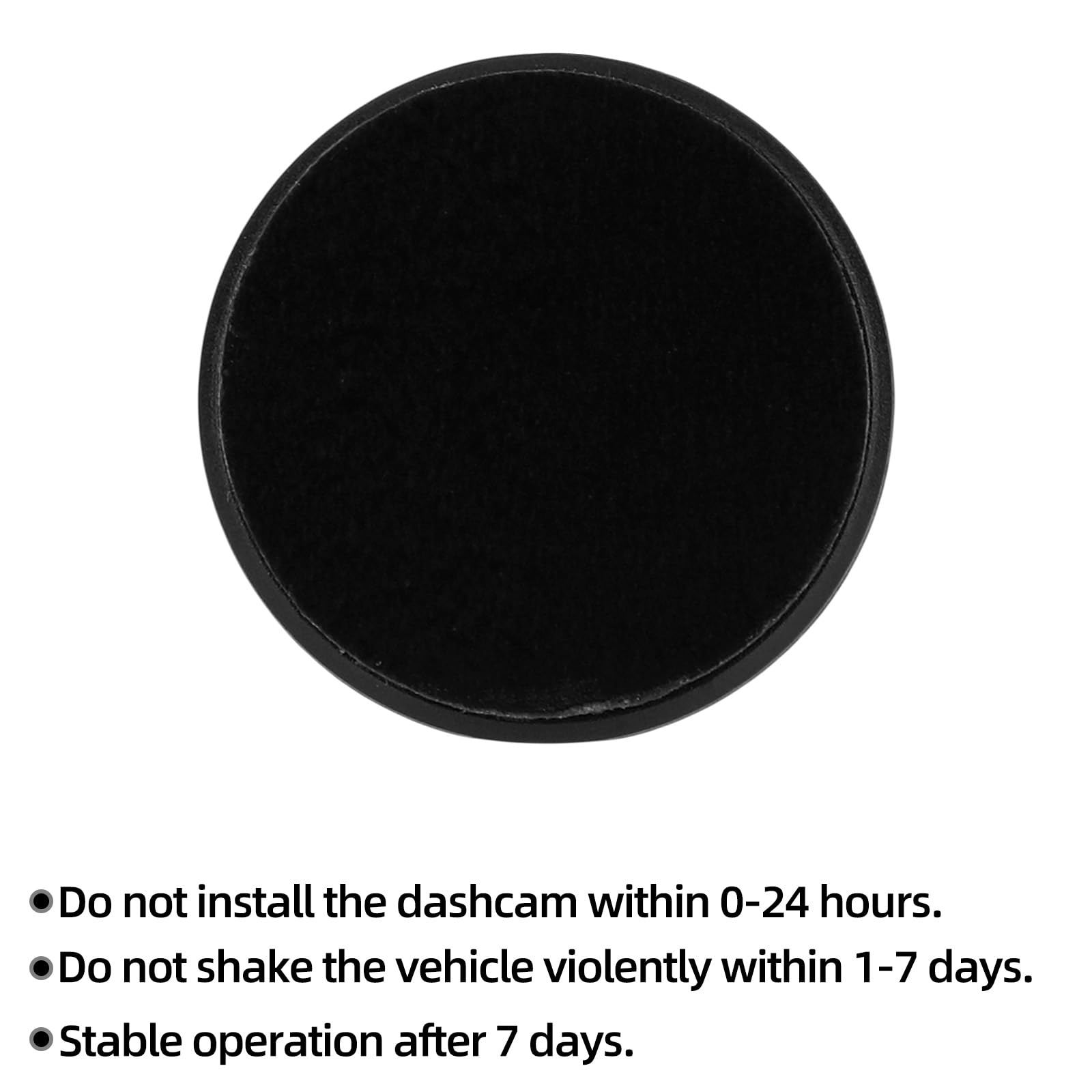 2pcs Dashcam Adhesive Mount, Durable Plastic Windshield Stand Holder Replacement Part Compatible with Garmin Dashcam Mini 2/3/45/46/47/55/56/57/65W/66W/67W/X110/X210/X310/Tandem Accessories — view 7