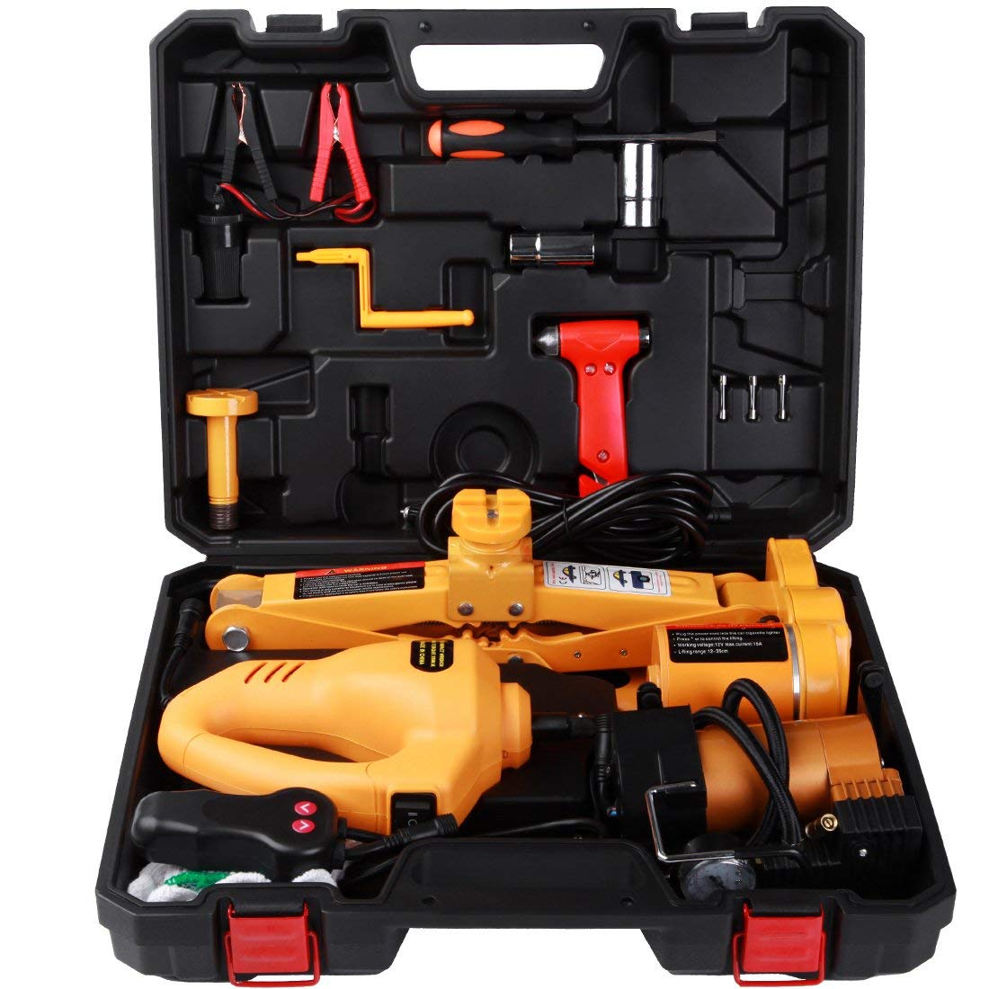 Buy Electric Car Floor Jack Set 3 Ton Allinone Automatic 12v Scissor