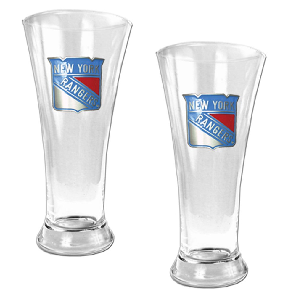 NHL Two Piece 19-Ounce Pilsner Glass Set - Primary Logo