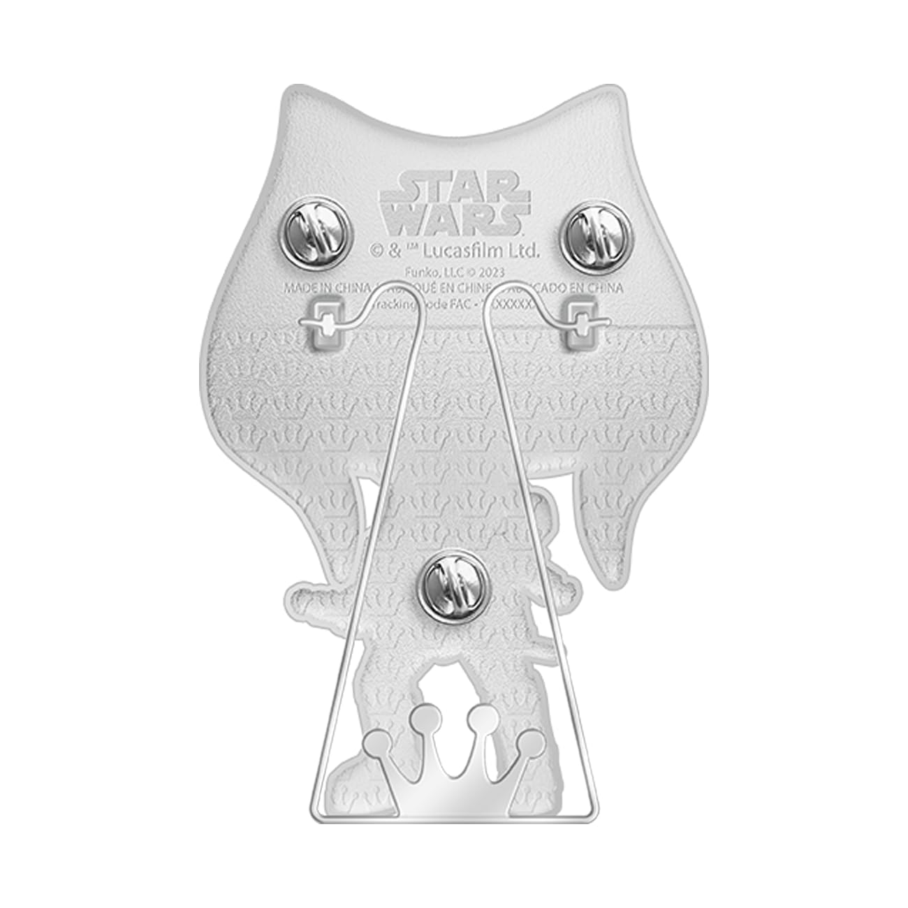 Funko POP! Duża szpilka emaliowana Star Wars: Clone Wars - AHSOKA - Szpilki emaliowane Star Wars - Śliczna kolekcjonerska broszka - do plecaków i toreb - Pomysł na prezent - Oficjalny towar