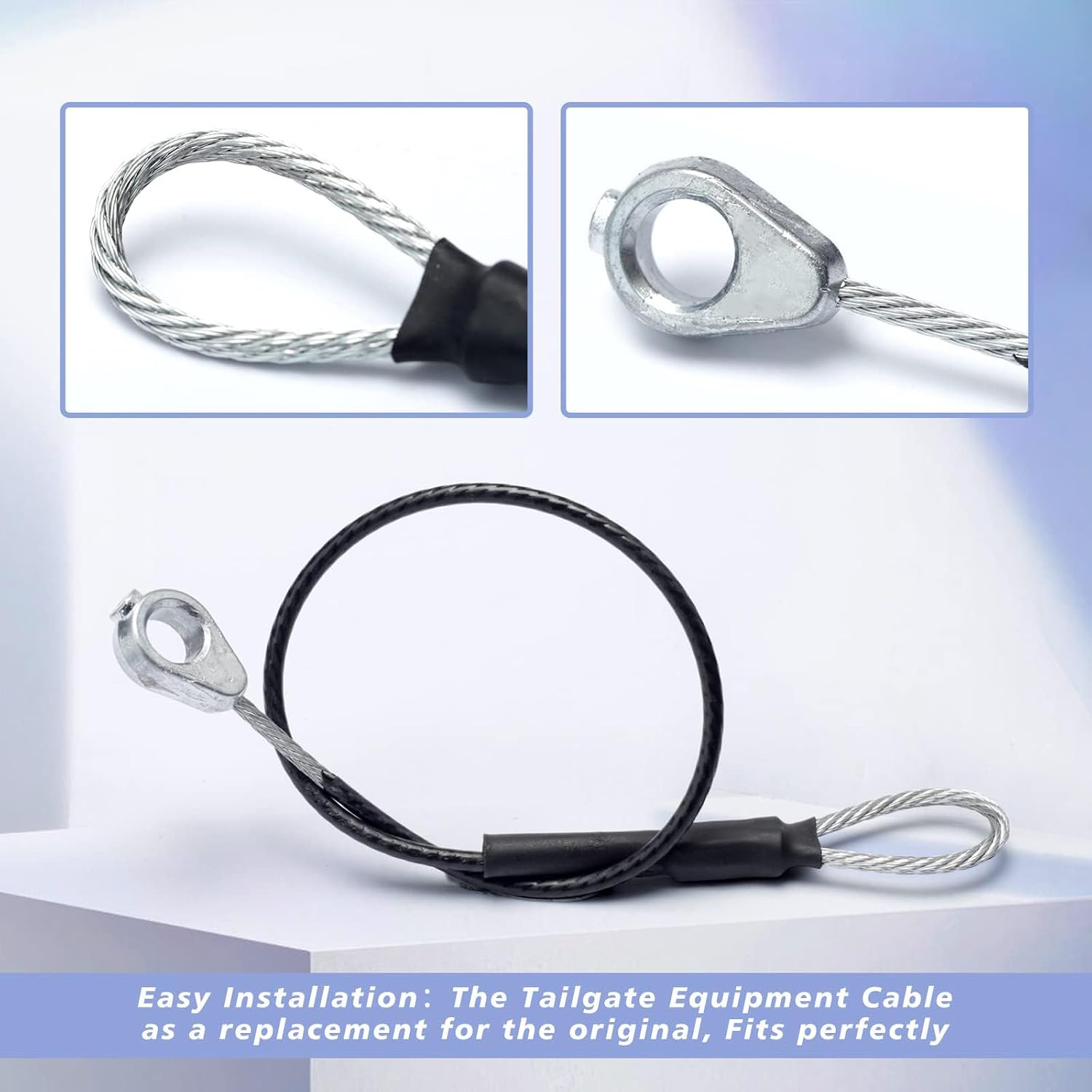 2PCs Tailgate Cables Compatible with John Deere Gator Utility Vehicle M TE TH TX XUV HPX615E XUV865R XUV855M XUV835E HPX615E M159508 Tailgate Equipment Cable