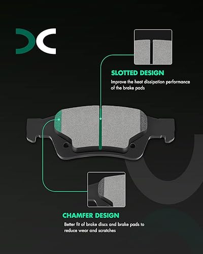 Miniatura 290 de SCITOO D1629 Ceramic Brake Pads Sets Front Fit For Dodge For Durango,For Jeep Grand Cherokee,For Mercedes-Benz