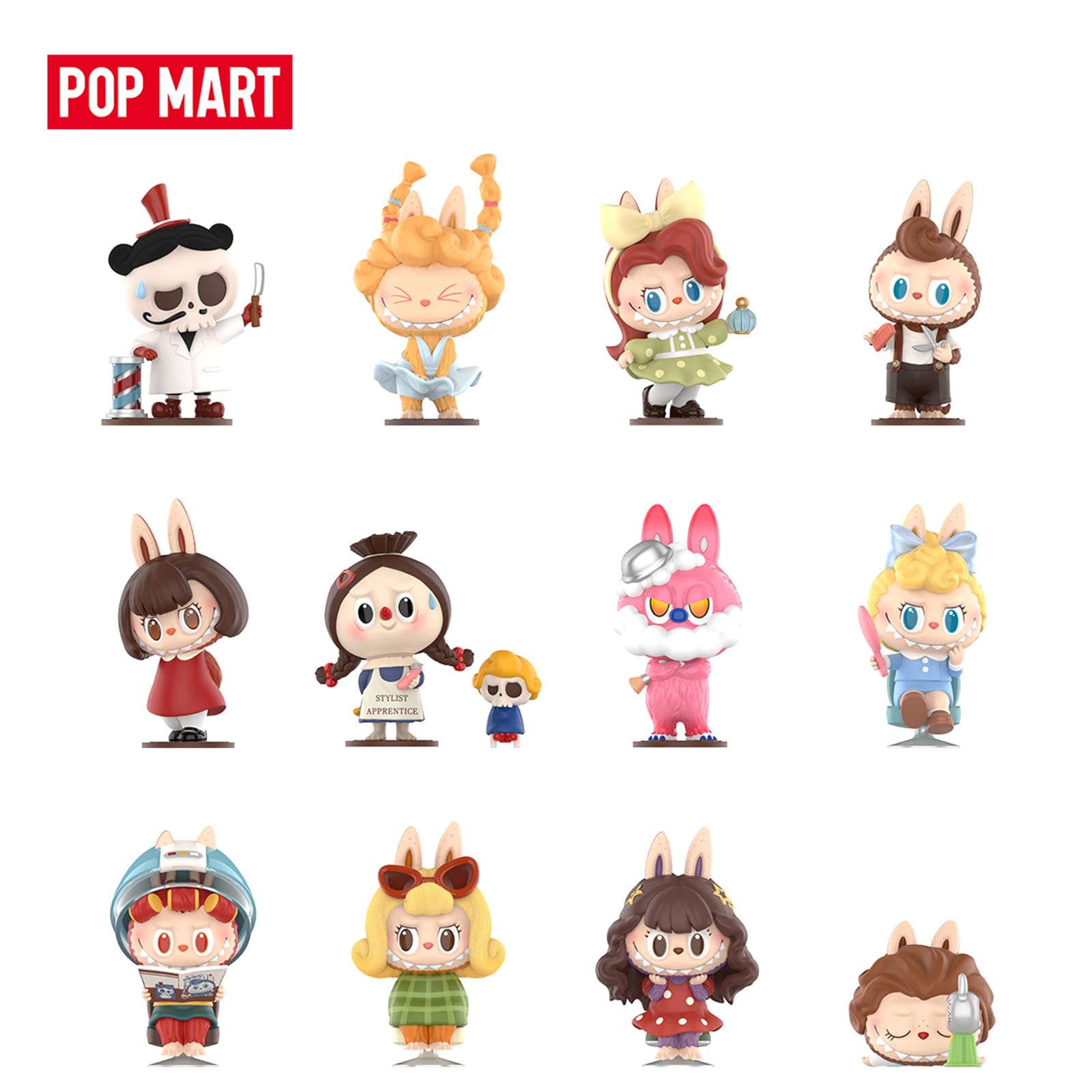 LABUBUラブブ ヘアサロン シリーズ ポップビーン アソート Amazon.co.jp: 【POP MART 公式ストア】THE MONSTERS ヘアサロン