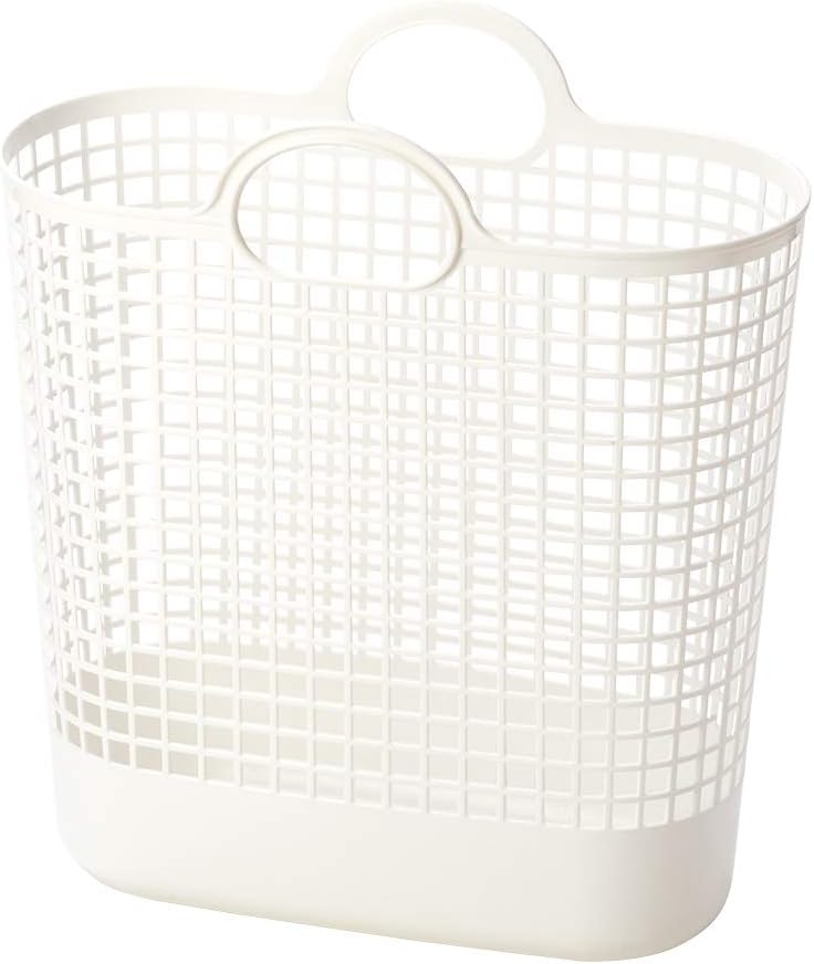 like-it LBB-16C Laundry Storage, Town Basket, Mini, White, Uses Approx. 90% Biomass Plastic