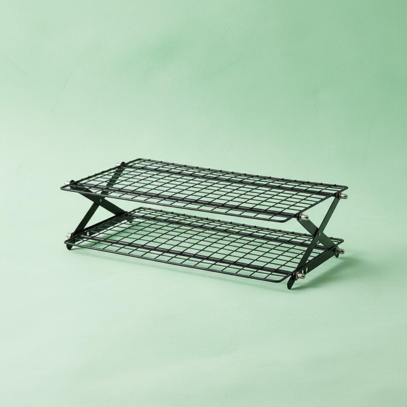 Rejilla de Enfriamiento Plegable Multiestante Rejilla de Enfriado Soporte para Pasteles Parrilla para Diseño de Altura Regulable para y Pasteles Altos, 5 Layers