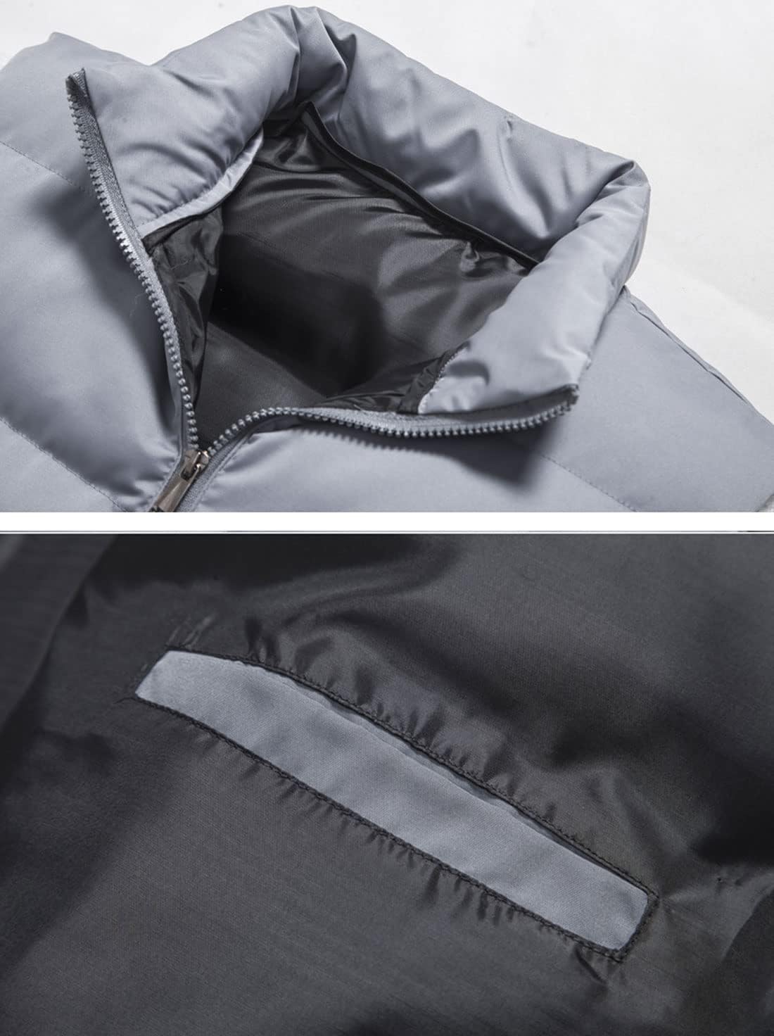 Men's Outerwear Vests Winter Warm Outdoor Padded Puffer Lightweight Vest - Image 7