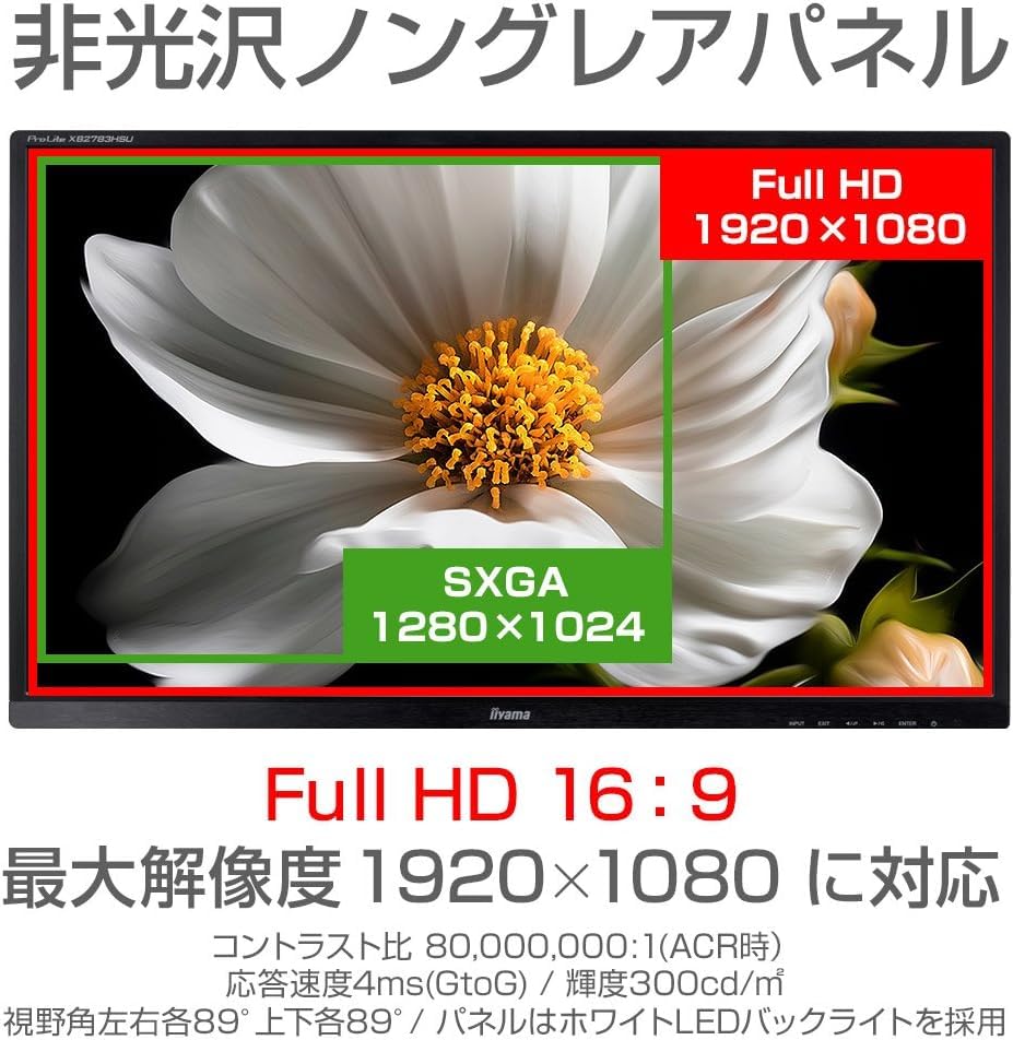 Amazon.co.jp: 【整備済み品】iiyama ProLite XB2783HSU-B3 27インチ