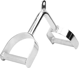 Keenso Heavy Steel Double D Row Attachment Handle for Cable Machines