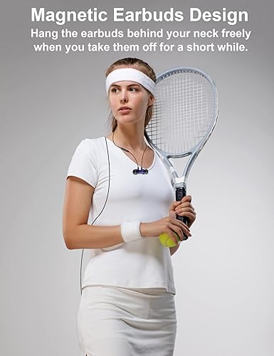 Miniatura 5 de ACAGET Auriculares USB C, auriculares magnéticos para Samsung Galaxy A36 A35 A54 A56 A26 A16 S25 Edge S24 Ultra S23 Plus USB tipo C auriculares con