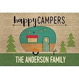 Happy Campers Vintage Trailer Mat 18 x 27 in