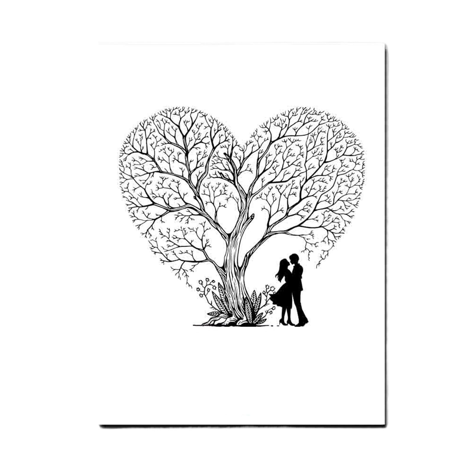 Arbre à empreintes digitales pour mariage et anniversaires : créez votre tableau de fête