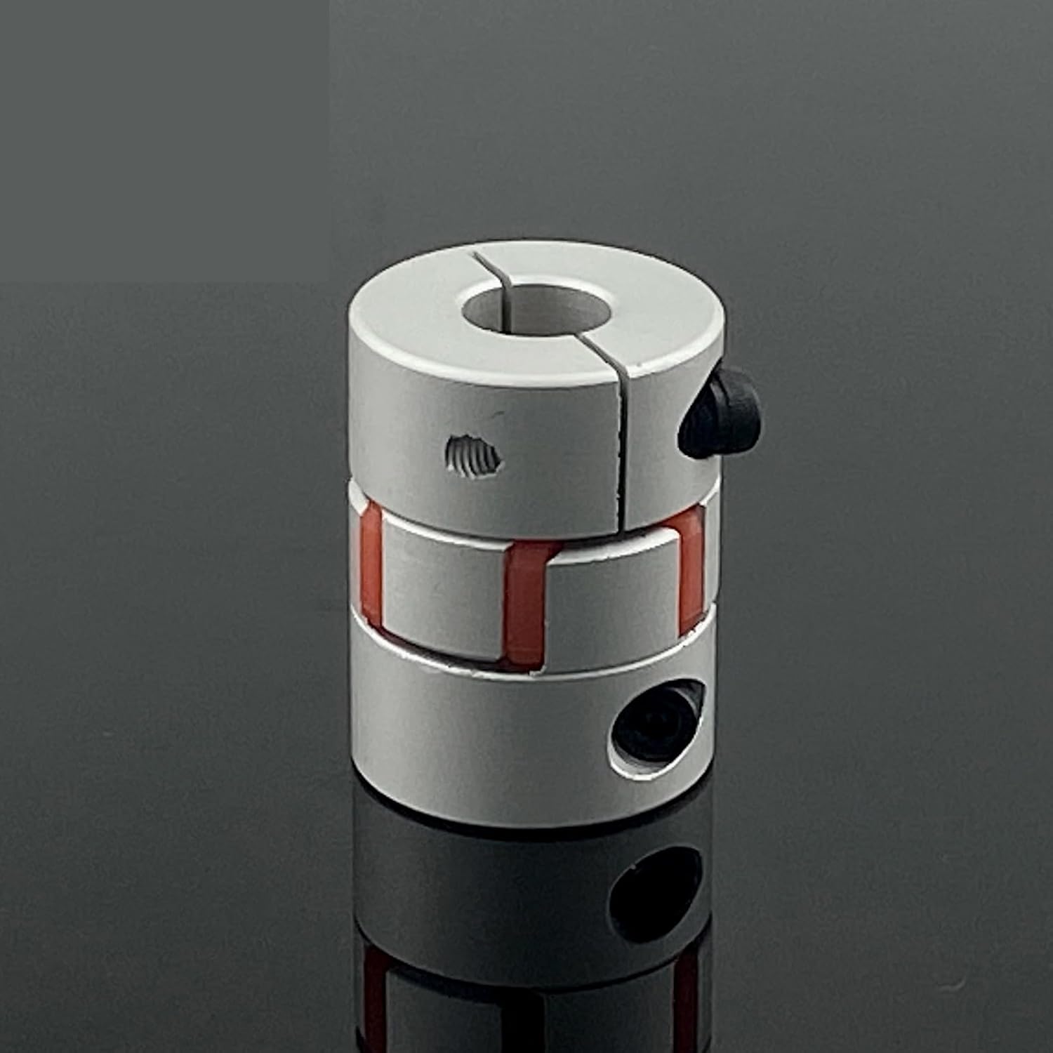 Flexible Plum Clamp Coupler D20 L30 Shaft Size Jaw Shaft Coupling 4/5/6/6.35/7/8/10mm 5mm 8mm D20L30 1Pcs(6x6)