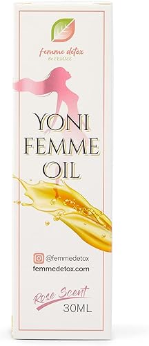Miniatura 4 de Femme Detox Aceite Yoni, hidratante de aceite natural, aceites corporales perfumados naturalmente para mujeres, mezclas de aceites esenciales para