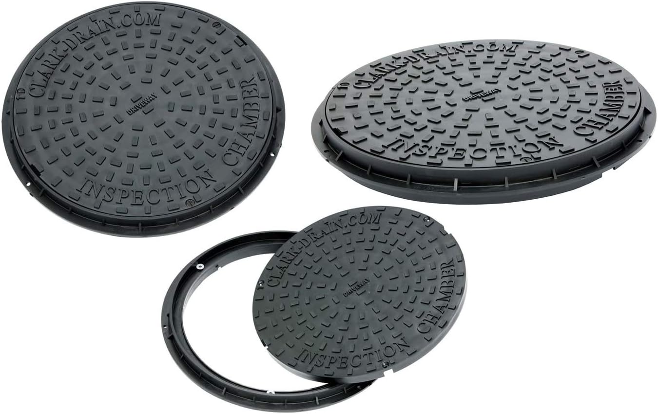 Clark-DrainCD 452 Polypropylene Dual Locking Circular Manhole Cover 550 Millimetre Diameter