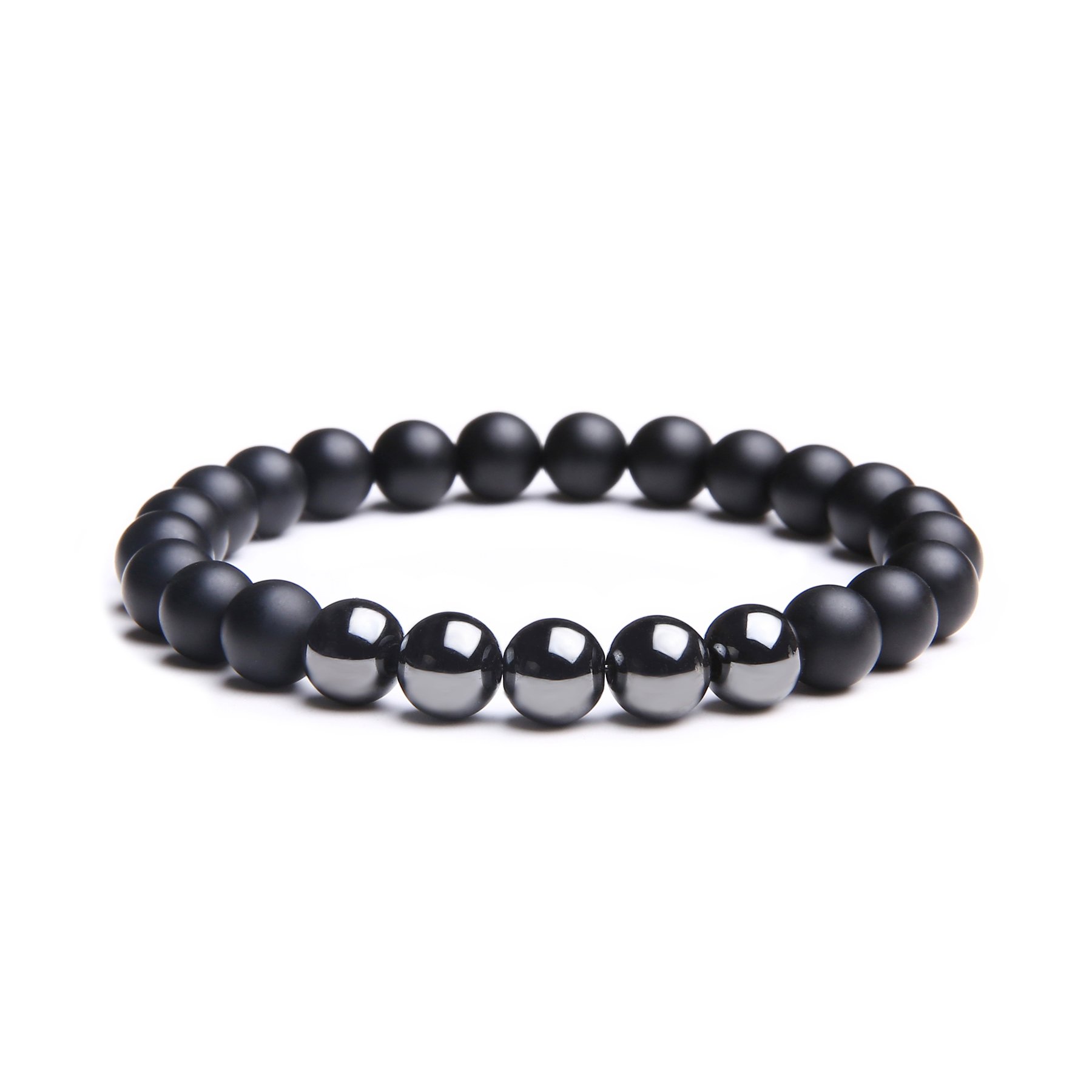 Mes Bracelets 8mm Natural Stone Beads Lucky Blessing Beaded Fashion Jewelry
