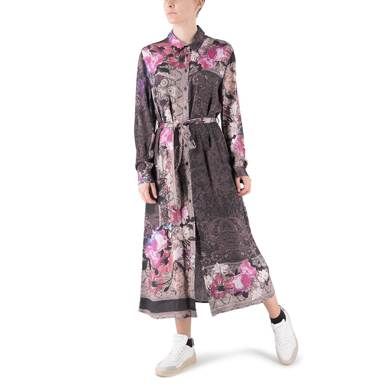 Replay Women's 010 Multicoloured. Dress Floral Pattern, Multicolored (Multicolor 010), S