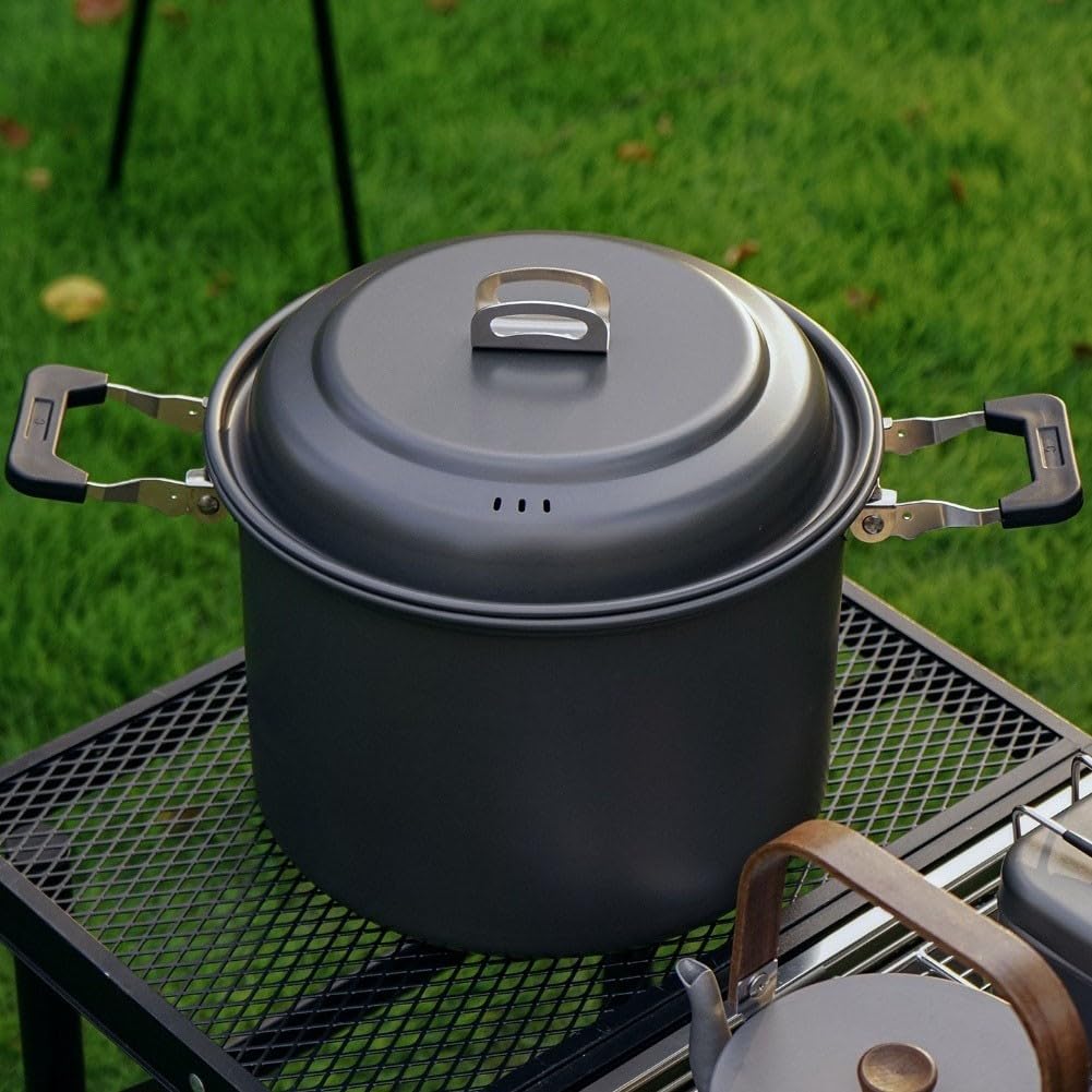 Juego de cocina de senderismo al aire libre 6.5L compacto