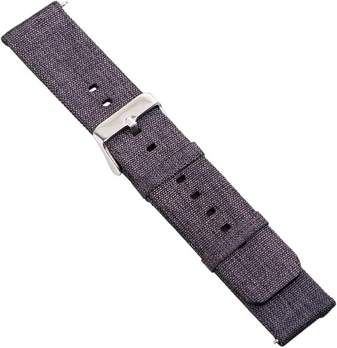 Miniatura 2 de 2 correas de reloj de repuesto, 5 correas de reloj, correa de reloj de lona, correa de reloj para mujer, correa de reloj de lona 5