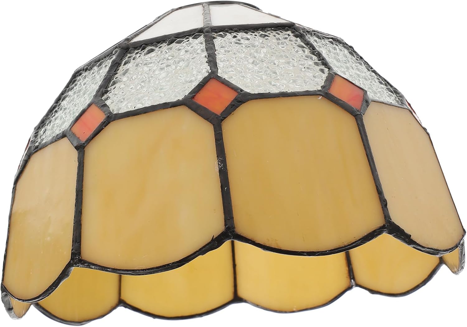 Colored Stained Glass Lamp Shade Replacement for Chandelier Pendant Ceiling and Wall Lights Vibrant Glass Cover for Bedroom Living Dining Lighting Fixtures