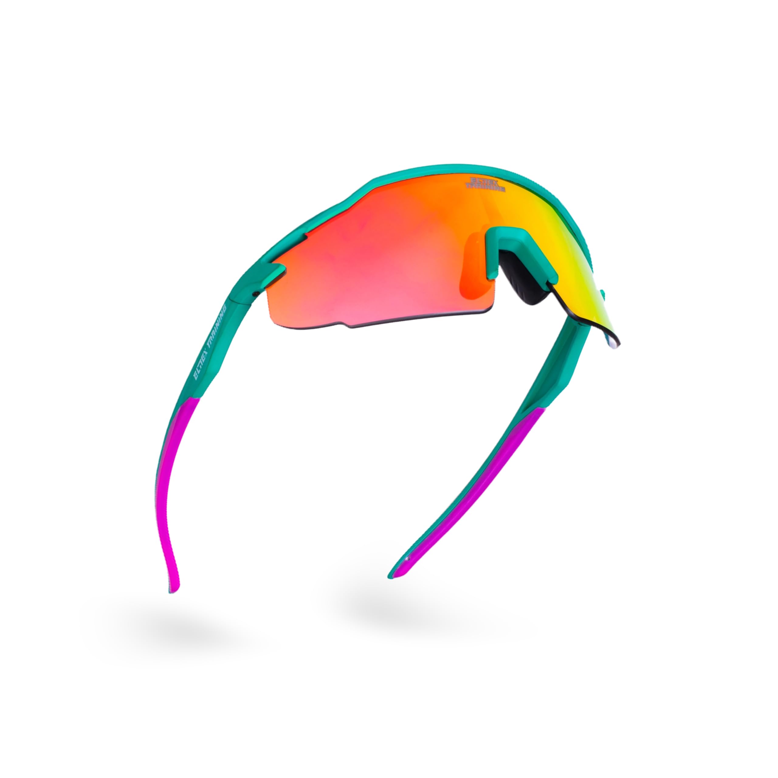 ELITEX TRAINING Vision One gepolariseerde sportzonnebril met 3 verwisselbare lenzen met UV-400 bescherming voor fietsen, crosstraining, fitness