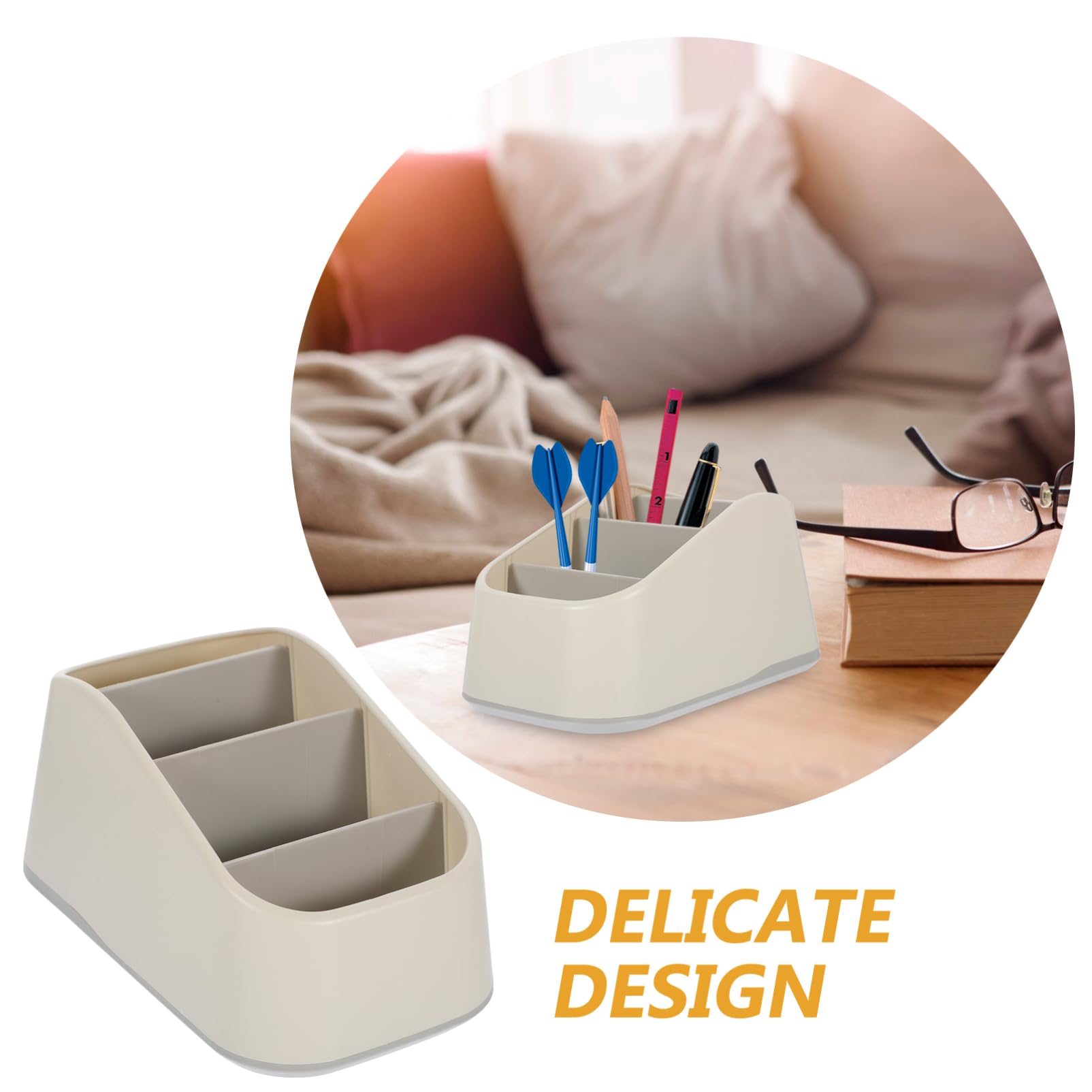 NUOBESTY 4stücke Fernbedienungshalter Mit Multi-gitter-design Für Schreibtisch Praktischer Organizer Für Tv-fernbedienungen Kosmetika Und Büromaterialien Platzsparend Und Rutschfest